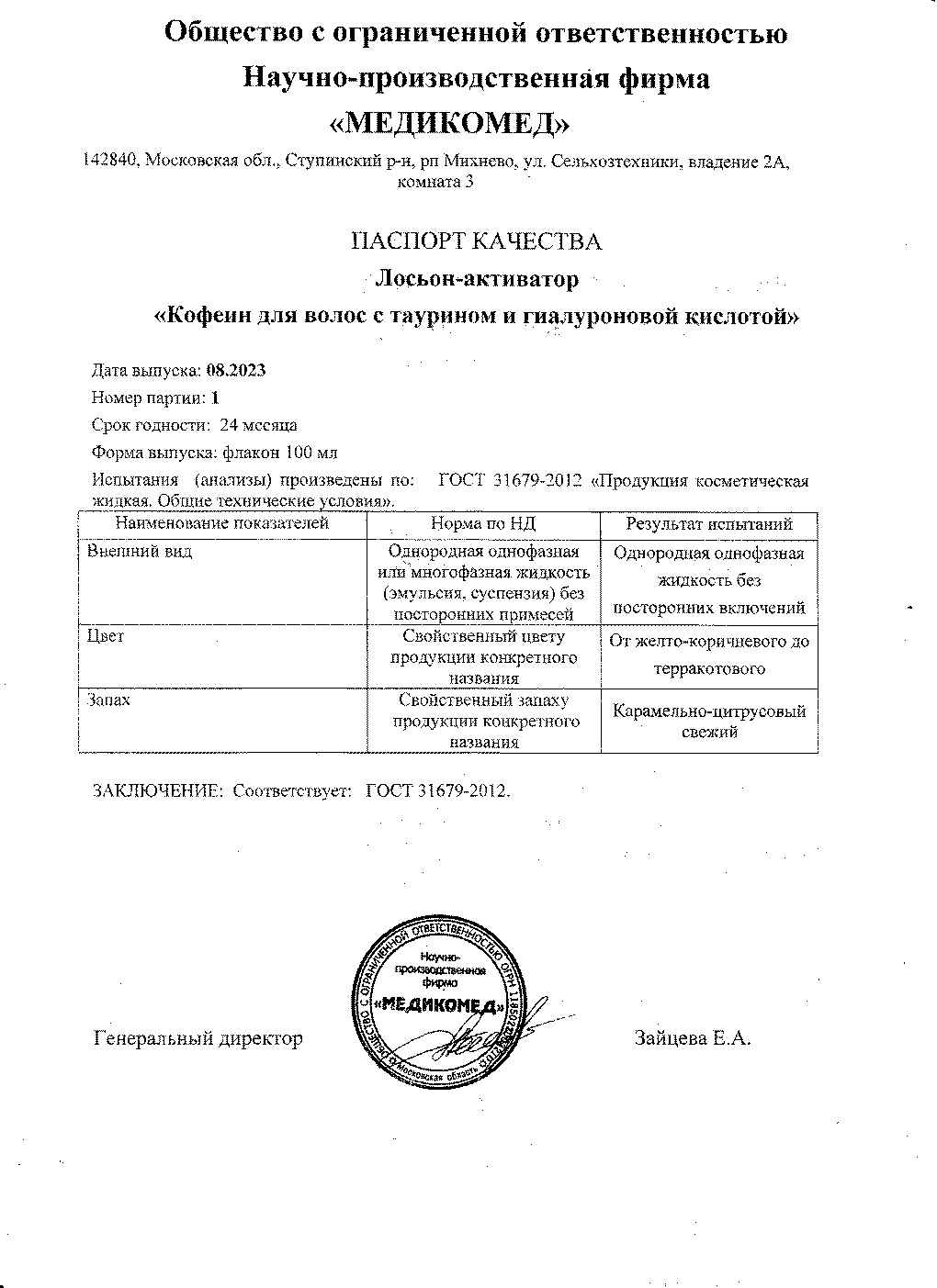 Паспорт №082023